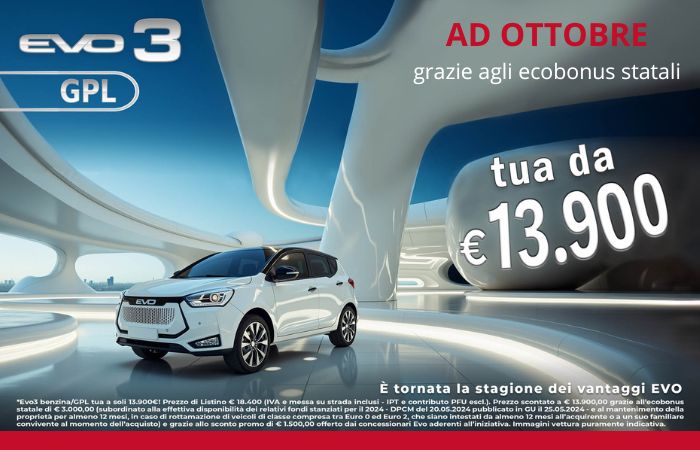 Promo EVO 3 Ottobre - Tecnostile Rovigo