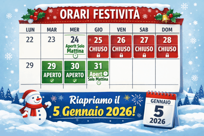 orari feste tecnostile 2025